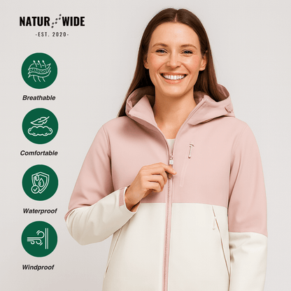 Women's 3-in-1 Waterproof Rain Jacket