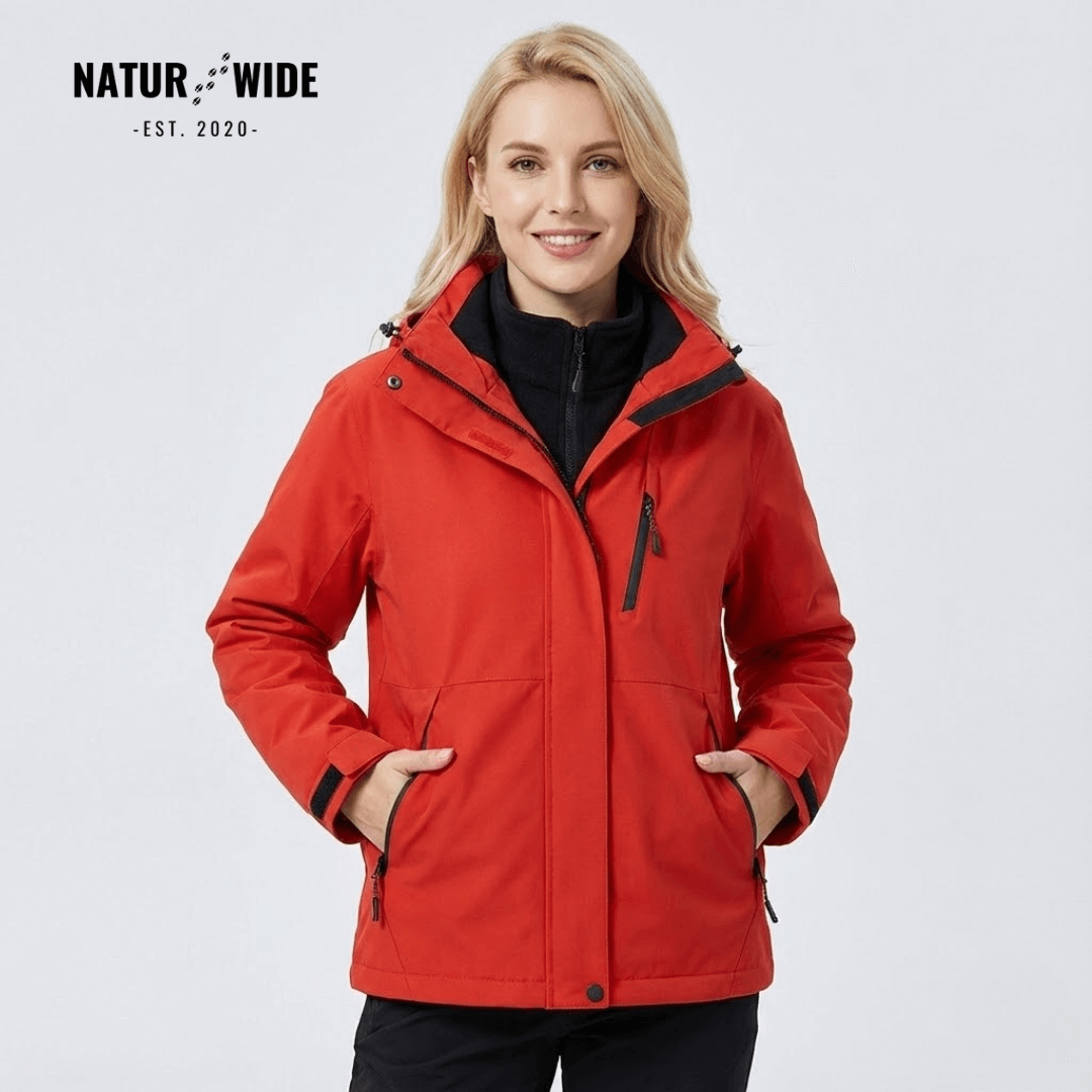 Women's 3-in-1 Waterproof Rain Jacket