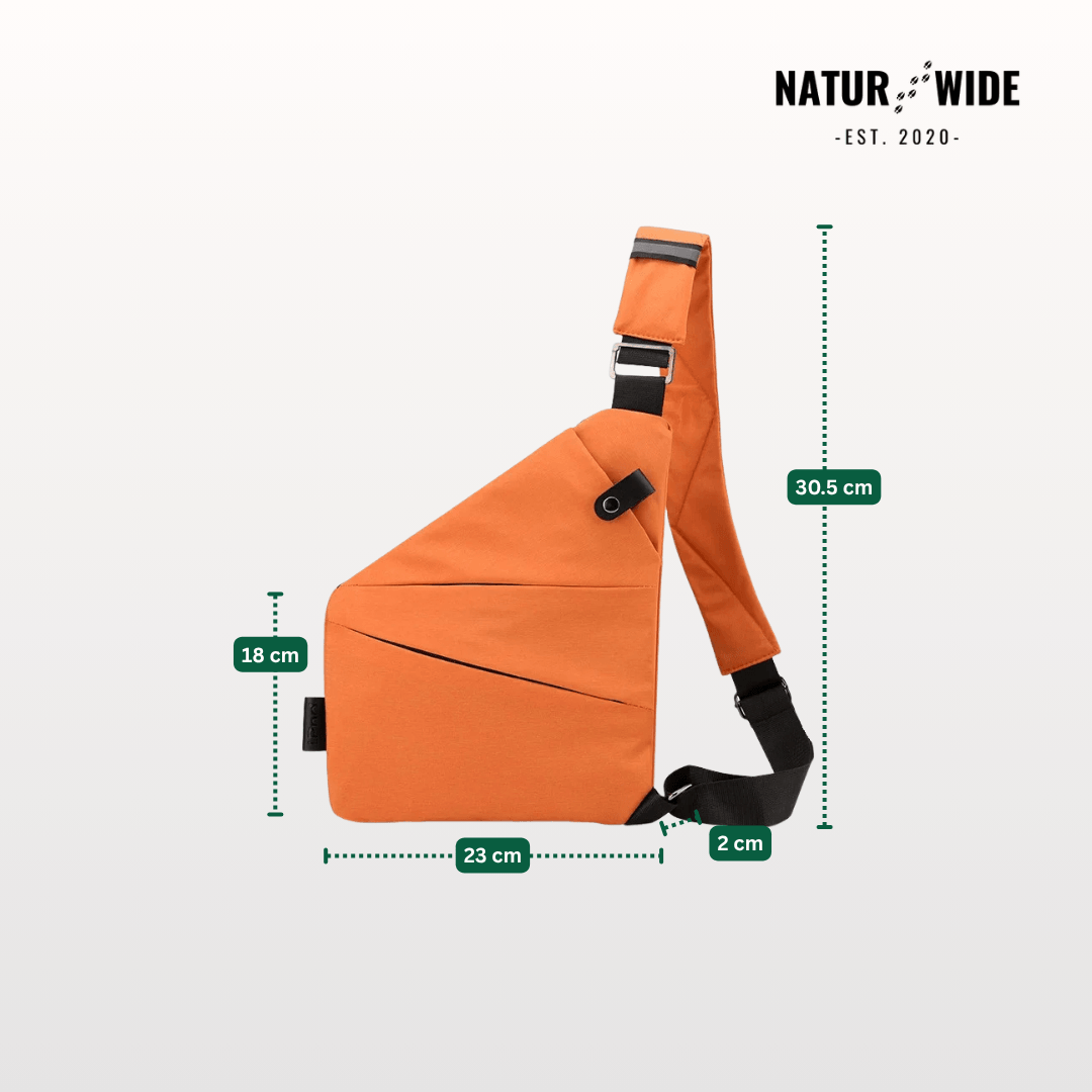 Anti-Theft Sling Bag – Unisex Travel Crossbody Bag in Nylon