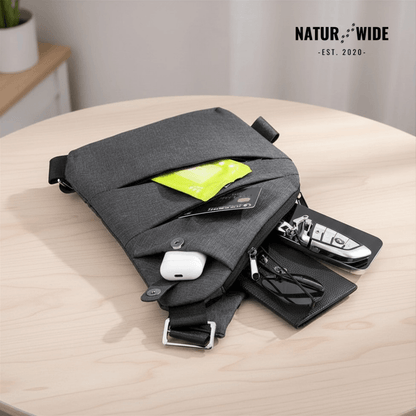 Anti-Theft Sling Bag – Unisex Travel Crossbody Bag in Nylon