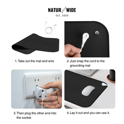Grounding Mat for Sleep, Pain Relief & Wellness – Indoor Earthing
