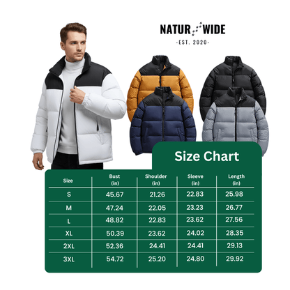Naturwide Heated Winter Jacket – 6 Heating Zones, Waterproof & Extra Warm for Men and Women