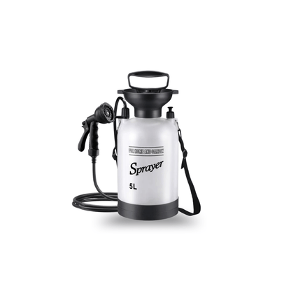 Portable Manual Camping Shower – 3/5/8L Hand Pump with 3m Hose