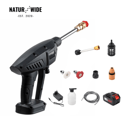 Cordless pressure washer - portable, powerful &amp; flexible