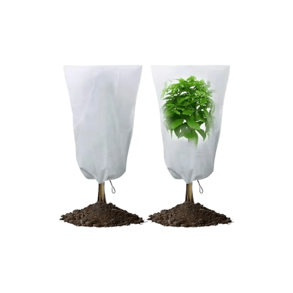 Winter Plant Protection Bag – Fleece Frost Cover with Zipper