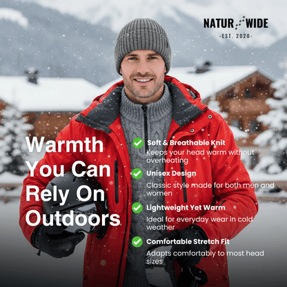 Premium Knitted Beanie – Warm Unisex Winter Hat
