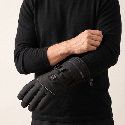 Heated Gloves – 3 Heat Levels, Waterproof &amp; Windproof