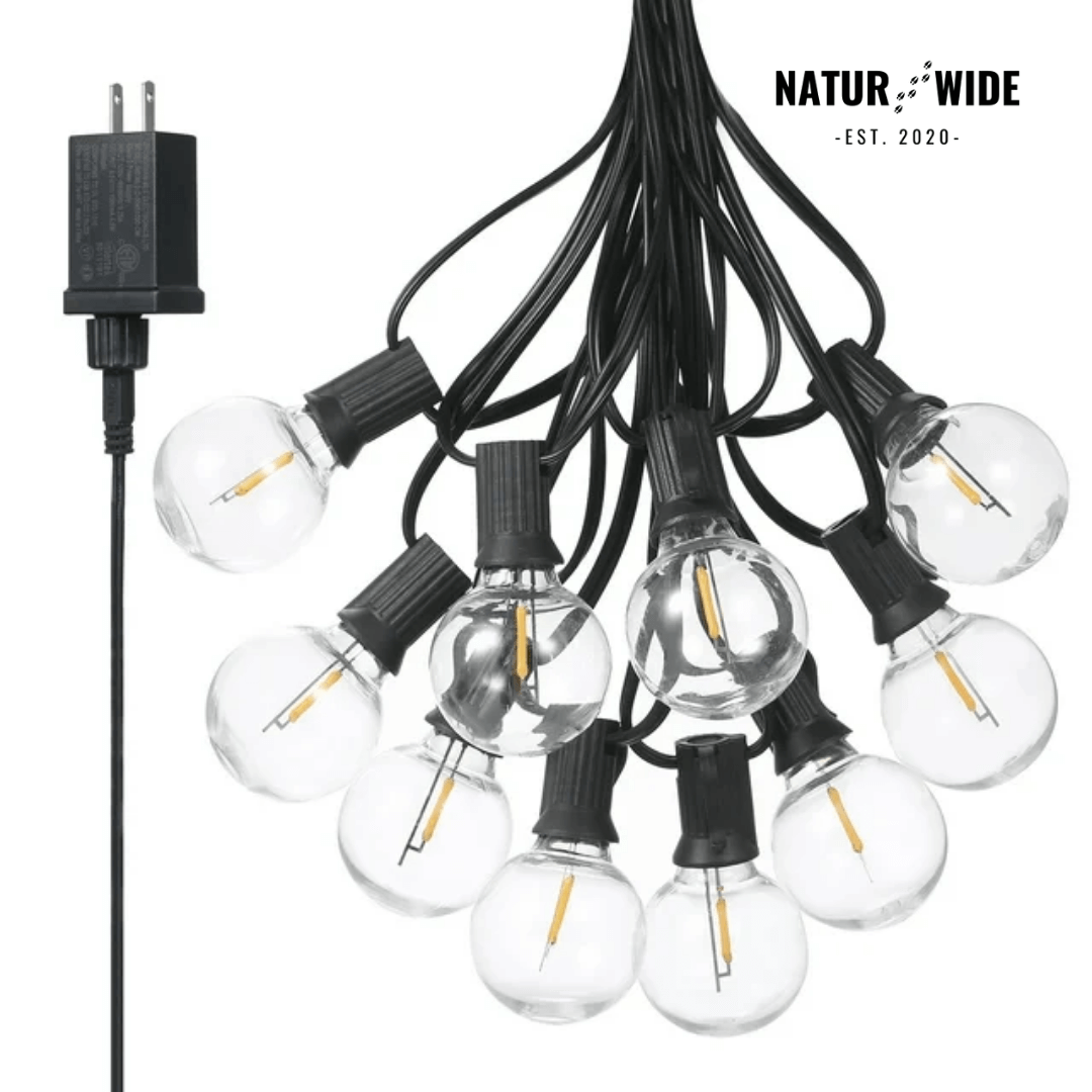 LED Outdoor String Lights – Shatterproof & Weatherproof (Plugin)