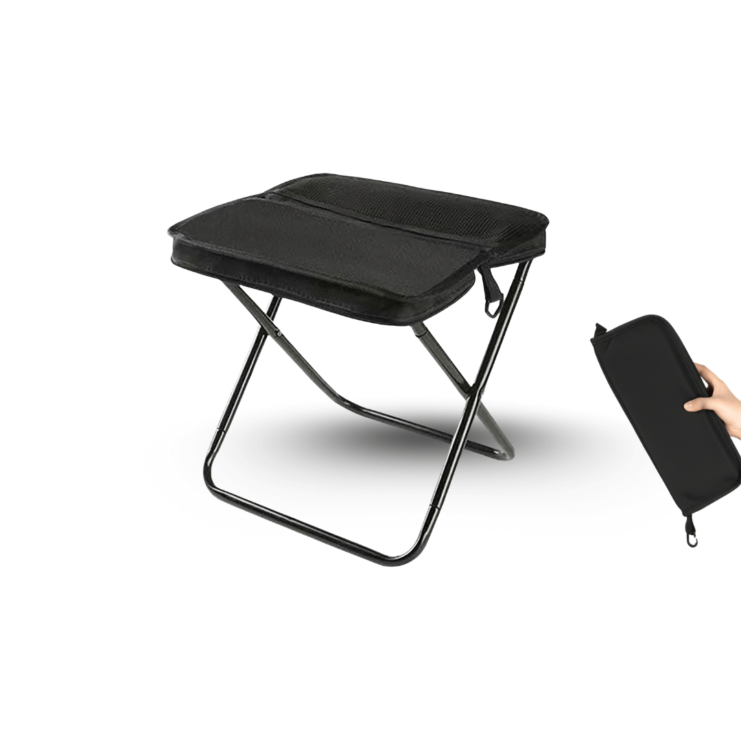 Foldable Camping Stool – Lightweight, Portable & Durable with Carry Bag for Travel