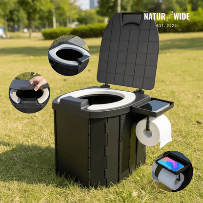 Portable Folding Toilet – Collapsible Camp Toilet for Adults