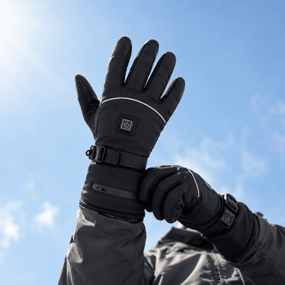 Heated Gloves – 3 Heat Levels, Waterproof &amp; Windproof