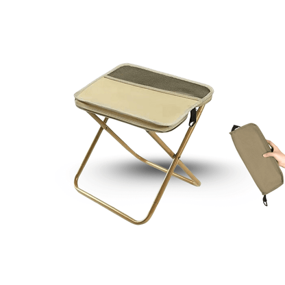 Foldable Camping Stool – Lightweight, Portable & Durable with Carry Bag for Travel