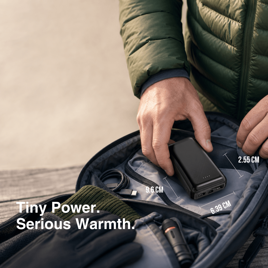 NaturWide 5,000 mAh Power Bank (5V/2A) – For Heated Apparel