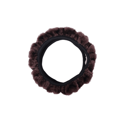 Soft Plush Steering Wheel Cover – Warm Winter Protector (15")