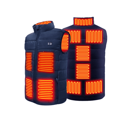 Heated Vest – 9 Heating Zones, USB Rechargeable & Waterproof
