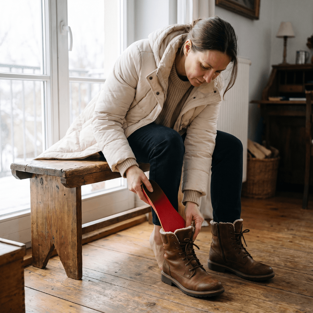 App-Controlled Smart Rechargeable Heated Insoles