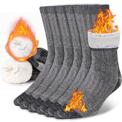 Naturwide Merino Wool Socks – 3-Pack for Men & Women