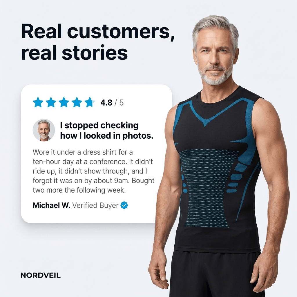 NORDVEIL Compression Tank Top | Feel The Power of Confidence, Shape & Control