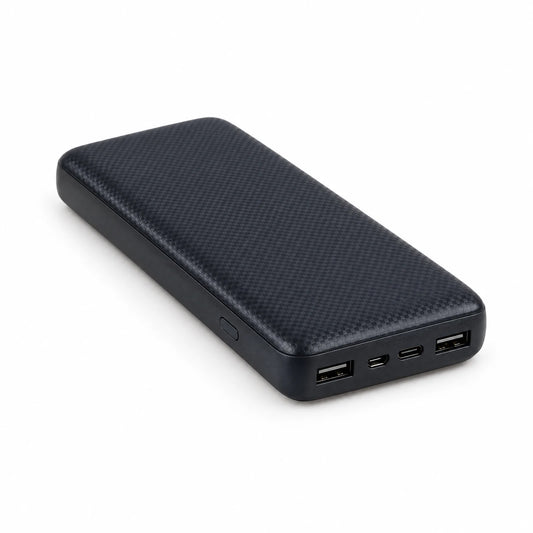 NaturWide 20,000 mAh power bank in black